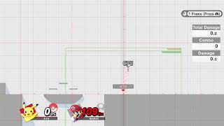 Testing Up Throw to Turnaround Thunder (vs Mario)
