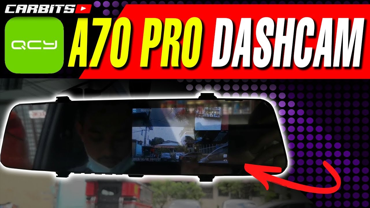 How to install dashcam with rear camera | QCY A70 Pro HD Screen Dashcam ...