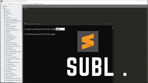 How to Launch/Open Sublime Text 3 form Command Line on Windows 10