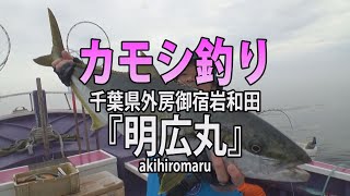 明広丸・千葉県御宿岩和田港「狙うは大型！伝統釣法カモシ釣り」