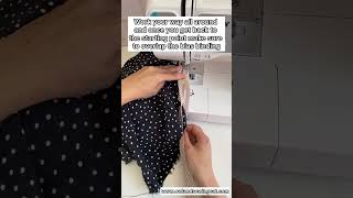 How To Sew Bias Binding To Create An Elasticated Waist