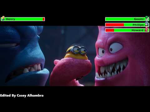 Minions & Monsters (2026) Movie Studio Chase with healthbars