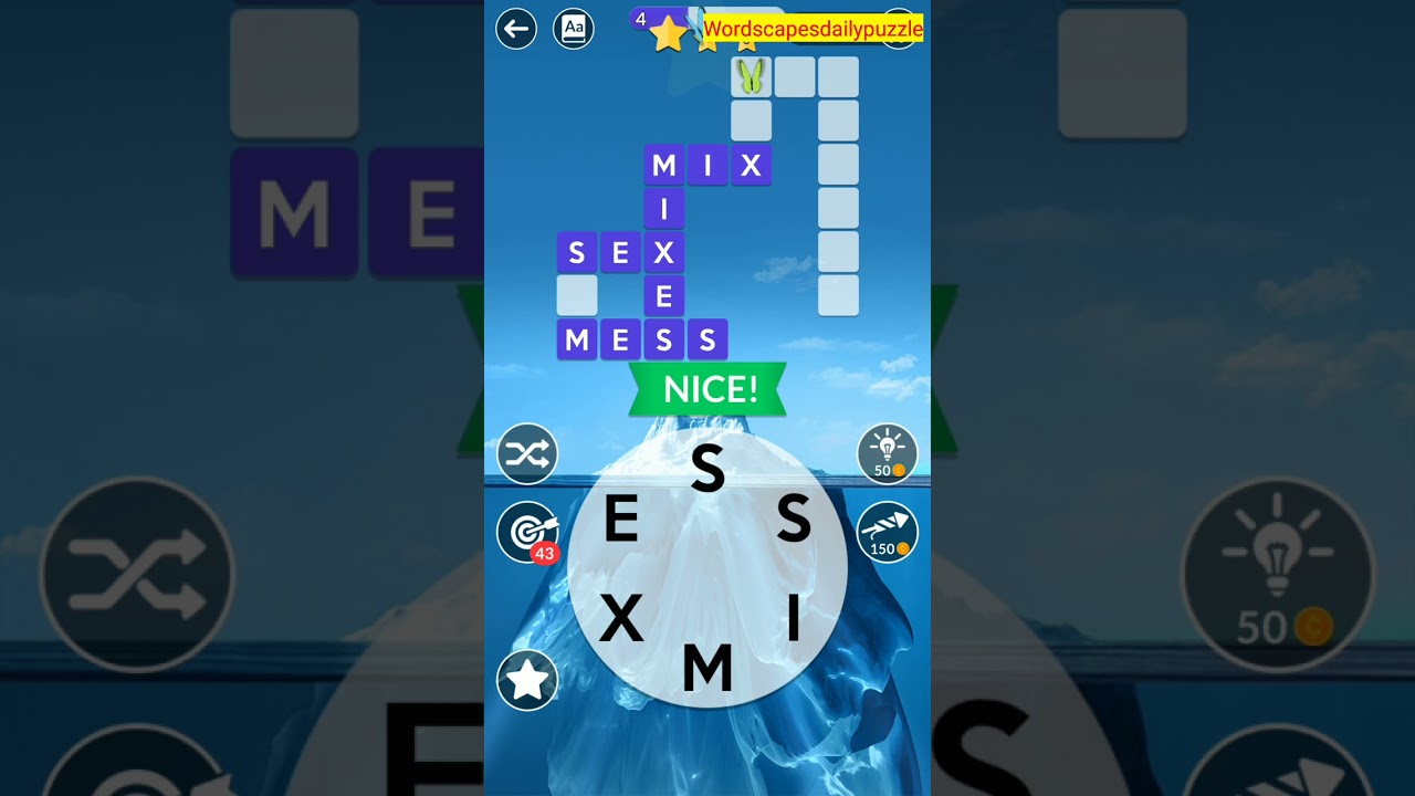 WORDSCAPES Daily Puzzle January 15, 2022