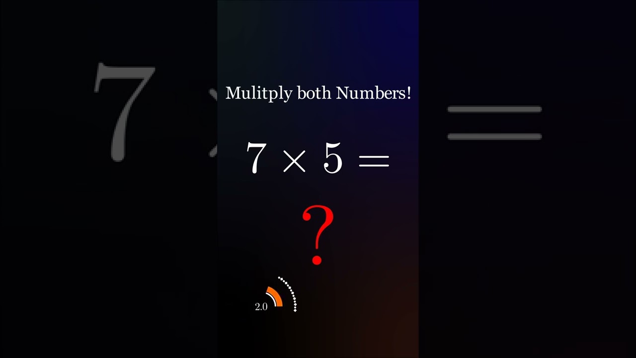 Multiplication 7 times 5