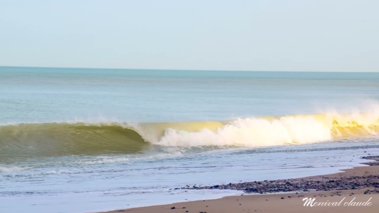 Le tréport le matin du 26 02 2026 a la plage avec du soleil vidéo music