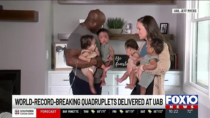 World record breaking quadruplets born at UAB