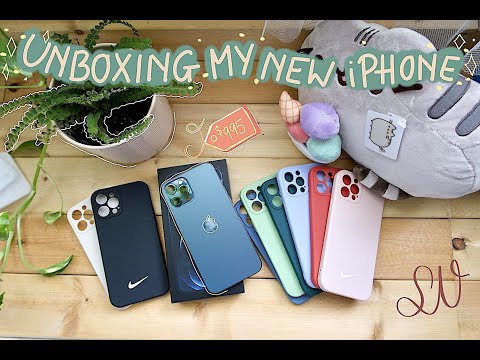 iPhone 12 Pro Max 🦋 Pacific Blue 🦋 Unboxing | Đập Hộp iPhone 12 Pro Max Tự Thưởng Cho Mình | lv 🌸