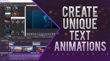 Vegas Pro 16: How To Create Unique Text Animations - Tutorial #428
