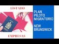 Atlantic Immigration Pilot - New Brunswick - Listado de Empresas