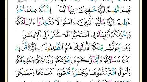 ختمة تلاوة لمصحف التجويد بصوت القارئ محمد حبش الصفحة رقم 190