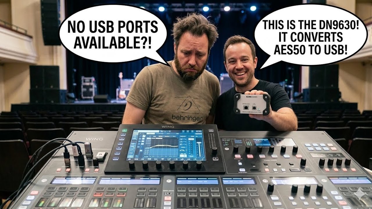 Defeedback through AES50 Utilizing DN9630 to Convert to USB while