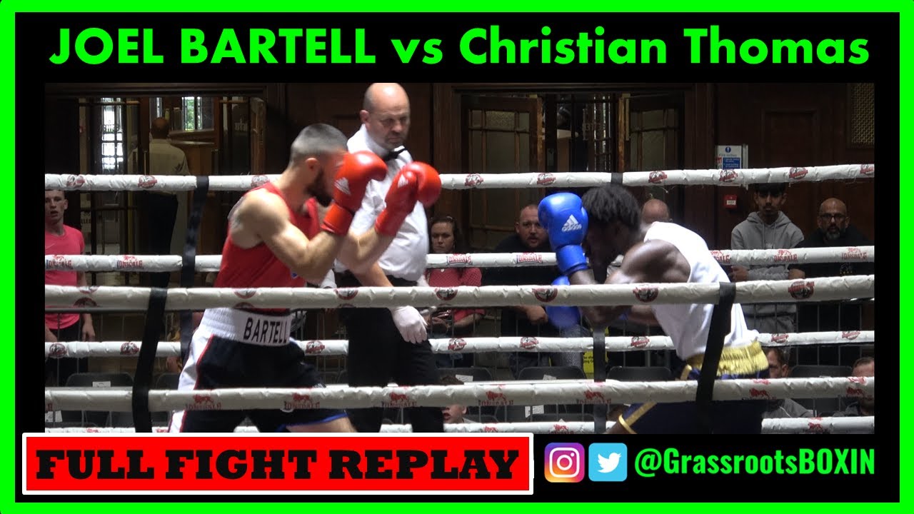 JOEL BARTELL vs Christian Thomas - FULL FIGHT - Southern Area Elite Middleweight Title