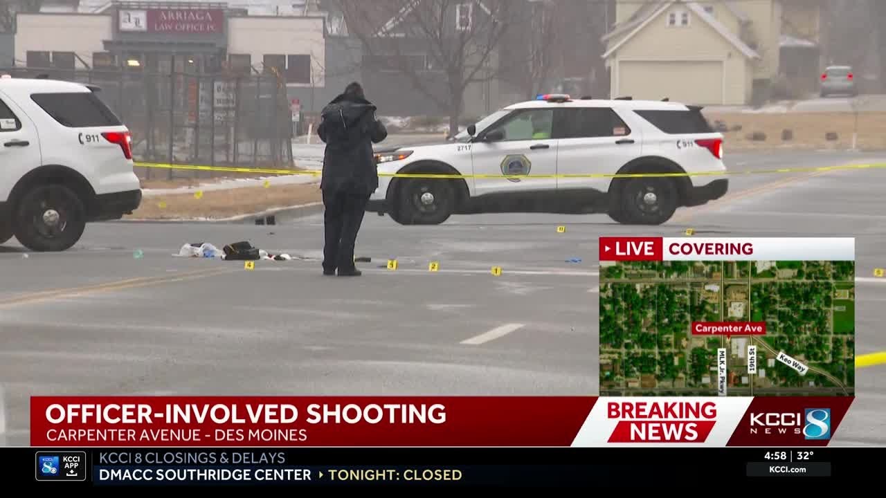 Suspect shot by police after reported stabbing in Des Moines