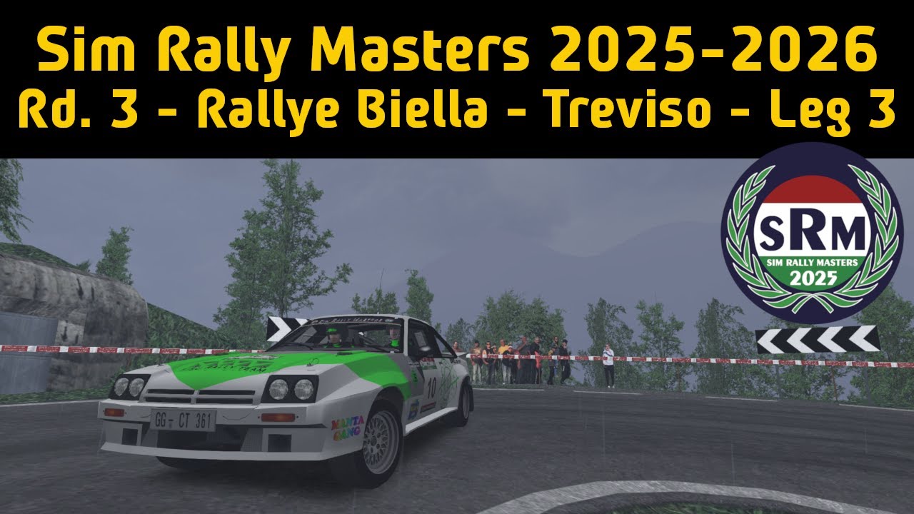 Sim Rally Masters 2025-2026 - Rallye Biella - Treviso - Leg 3