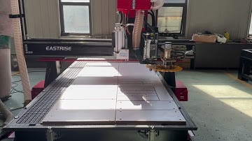 carrousel ATC CNC router with drill bank
