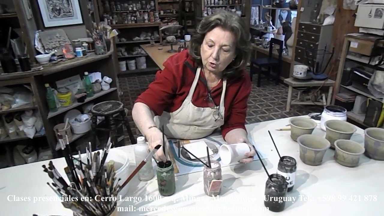 CLASE 51  DECORACION CERÁMICA, TÉCNICA BAJO CUBIERTA