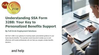 Understanding SSA 3288
