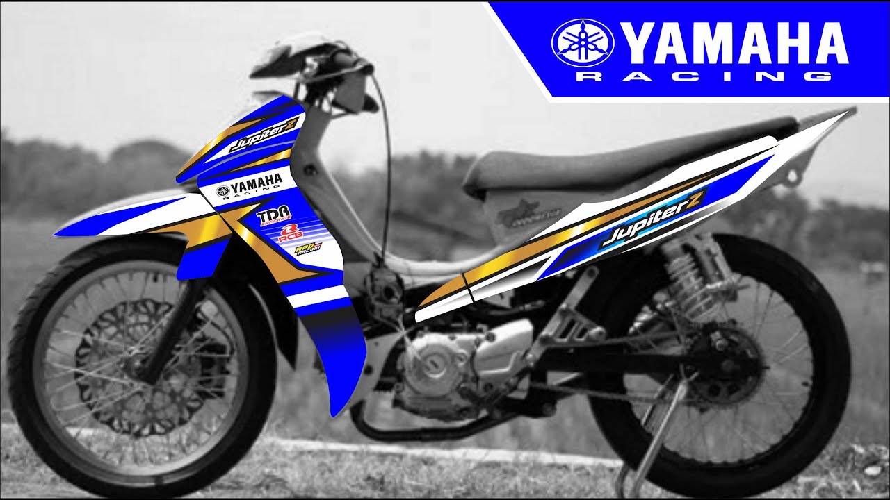  JUPITER  Z  DESAIN STIKER  MOTOR  YouTube