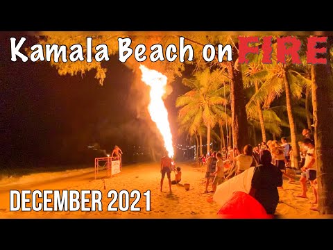 KAMALA BEACH PHUKET DECEMBER 2021 9PM BEST BEACHES IN PHUKET THAILAND TODAY | Pinoy in Thailand 4K