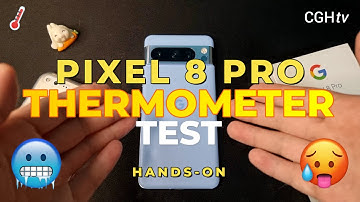 📱 Google Pixel 8 Pro Temperature Sensor First Hands-On! 🌡️ 🥵🥶#MadeByGoogle #Pixel8Pro 11102023