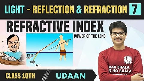 Light - Reflection & Refraction 07 | Refractive Index | Power of Lens | Combination of Lenses