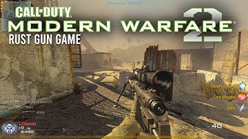 Cod: Modern Warfare 2 Rust Gun Game In 2021 | 4K