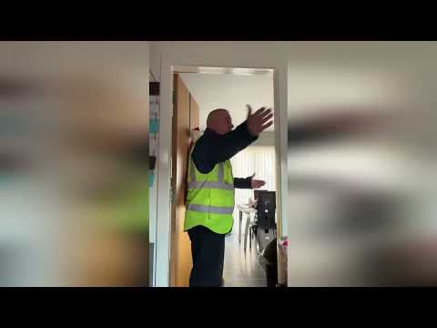 Hilarious video shows Scots dad reaction to daughter bringing Christmas decorations out in November