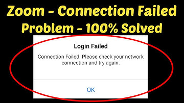 Fix Zoom App Login Failed Error || Connection Failed Check Your Internet Connection And Try Again