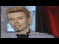 BOWIE INTERVIEW NYC 1997