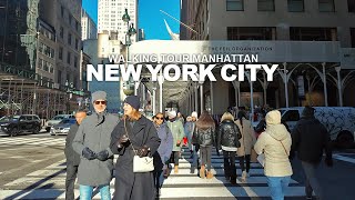 NEW YORK CITY TRAVEL 53 - WALKING TOUR MANHATTAN, Madison Square, Broadway, Little Italy & SoHo, 4K