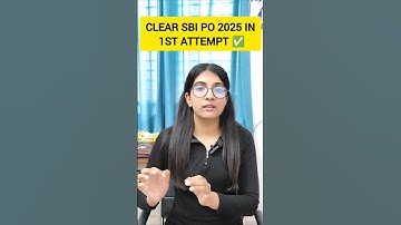 5 points, You need to clear SBI PO in 1st attempt ✅ #sbipo #bankexams