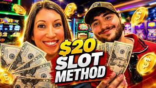 $20 slot strategy...at a gas station casino! 😮 🎰 #morongo #partner 
