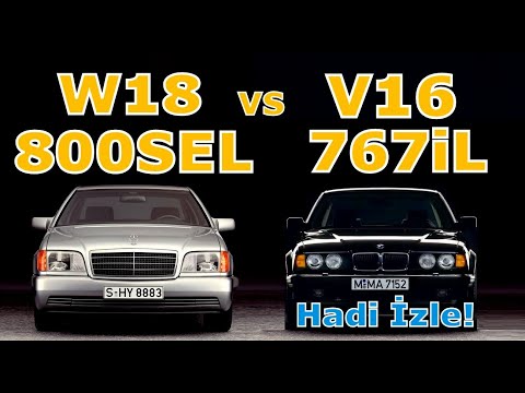 W140-800SEL-W18-Mercedes-Benz-VS-E32-767iL-V16-Goldfish-BMW