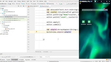 MAD 13 B  Storing and retrieving multiple values in Shared Preferences