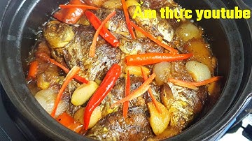 Món ngon ngày mới món Cá diếc kho tộ - không cưỡng nổi Ẩm thực yotube