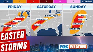 Friday Severe Storms Target Midwest, Plains As Millions Under Threat Through Easter Sunday
