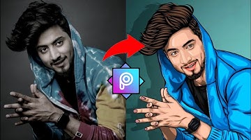How to edit vector portrait in picsart || New Vector Art Photo editing 2020 || Amar Tech