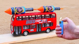 EXPERIMENT: XXL Rocket and Toy Bus!