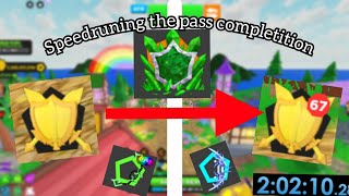 I (tried) speedrun the Treasure Pass completition - Treasure Quest (Roblox)