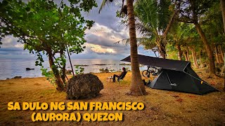 SOLO ADVENTURE RIDE & MOTOCAMPING SAN FRANCISCO QUEZON, SOUTHERNMOST BONDOC PENINSULA SILENT VLOG