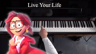 Live Your Life Piano Tutorial - The Mitchells vs The Machines