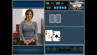 RacyRivals Strip Poker, Becky loses fast and much. screenshot 4