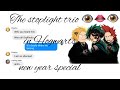 the stoplight trio in Hogwarts ||new year special|| Kardashian spoof||mha/bnha texts