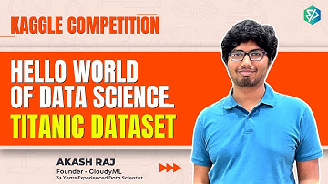 HELLO WORLD of Data Science | Titanic Dataset | Kaggle Competition #datascience #machinelearning