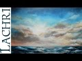 How to paint clouds - wet into wet blending - Time Lapse Demo by Lachri