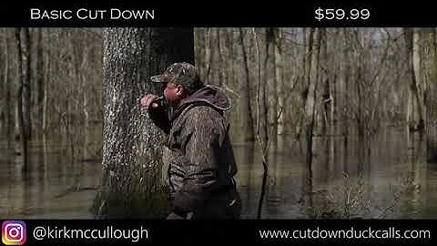 🇺🇸 Basic Cutdown duck call by Kirk McCullough