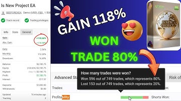 IS NEW PROJECT EA MT4 – Fully Automated Hybrid Forex Robot (Multi-Pair Trading)