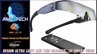 Overview Design Ultra Light and Thin Glasses， 3D Smart Video Glasses， Virtual Reality Games, Amazon