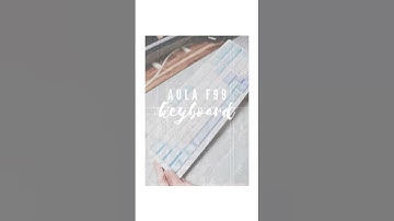 AULA F99 TTC CRESCENT SWITCHES #keyboardasmr #keyboard #shorts