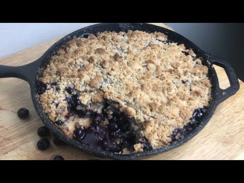 How To Make Blueberry Crumble Pie